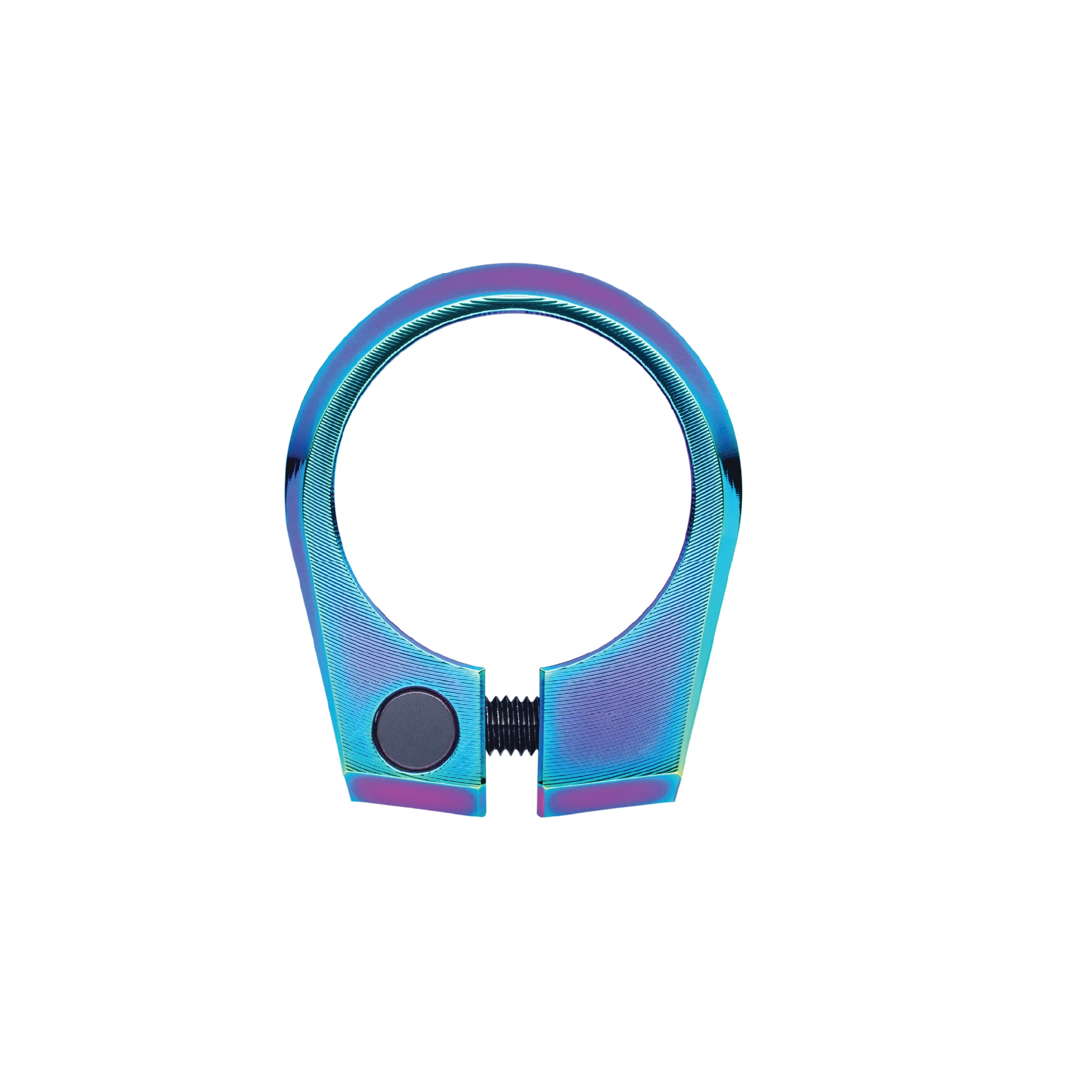 Upcycled Seatpost Clamp Oil Slick - Image 2